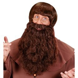 BRODA MNICHA WIKINGA BRĄZOWA