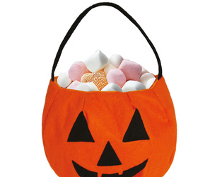 KOSZYCZEK TOREBKA NA SŁODYCZE DYNIA 24X20 CM