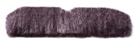 WĄSY SIWE MAŁE PROSTE