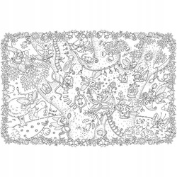 KOLOROWANKA PODŁOGOWA WRÓŻKI XXL