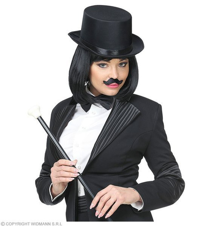 ZESTAW WĄSÓW CZARNYCH 6 SZT