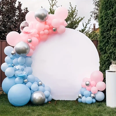 POKROWIEC NA STOJAK KOŁO 200 CM BIAŁY