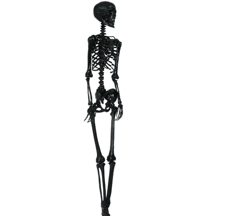 SZKIELET KOŚCIOTRUP 160 CM CZARNY