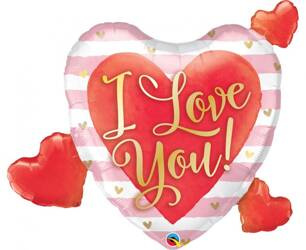 BALON FOLIOWY I LOVE YOU WALENTYNKI 94 CM