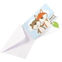 KARTY ZAPROSZENIOWE LIS I BÓBR