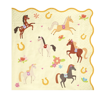 SERWETKI KONIKI 33 CM 10 SZT