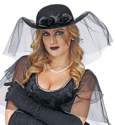 KAPELUSZ CZARNA WDOWA