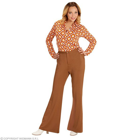 SPODNIE DAMSKIE BRĄZOWE