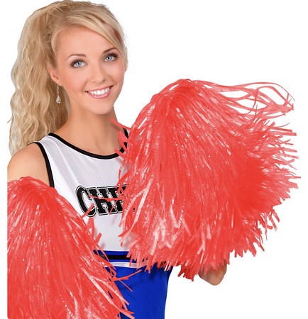 POMPON CZERWONY CHEERLEADERKI
