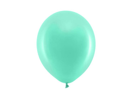 BALONY 23CM PASTELOWE MIĘTA 10SZT
