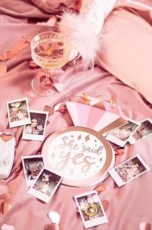 KSIĘGA GOŚCI PIERŚCIONEK SHE SAID YES