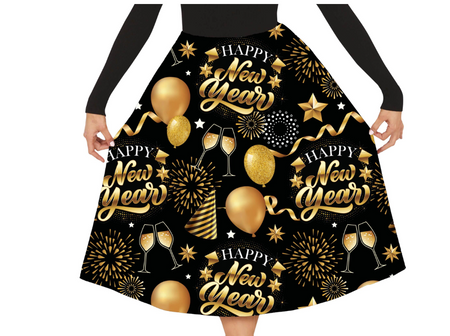 SPÓDNICA HAPPY NEW YEAR DAMSKA