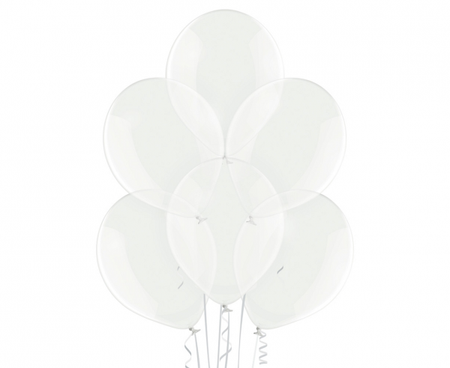 BALONY LATEKSOWE TRANSPARENTNE BELBAL 50 SZT 30 CM