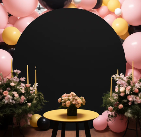 POKROWIEC NA STOJAK KOŁO 200 CM CZARNY