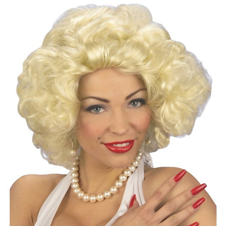 PERUKA GWIAZDA LAT 50 BLOND