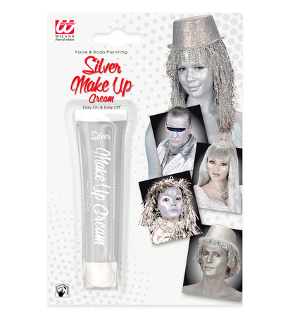 FARBKA DO MALOWANIA CIAŁA SREBRNA