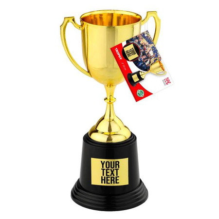 PUCHAR ZŁOTY NAGRODA TROFEUM 22 CM