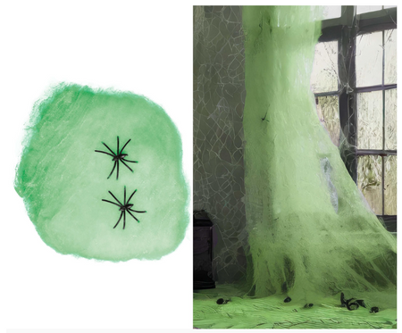 ZIELONA PAJĘCZYNA Z PAJĄKAMI 100 G