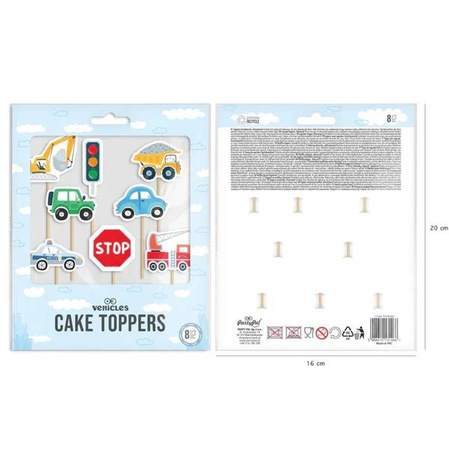 TOPPERY AUTA 8 SZT.