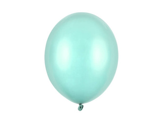 BALONY LATEKSOWE 30 CM METALICZNE MIĘTA 50 SZT
