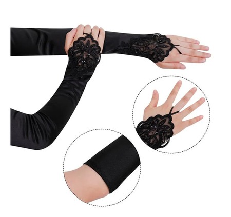 ZESTAW RETRO DAMSKI ZŁOTY 5 EL.