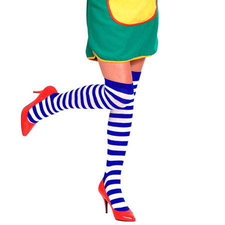 ZAKOLANÓWKI PASKI NIEBIESKO-BIAŁE MARYNARZ