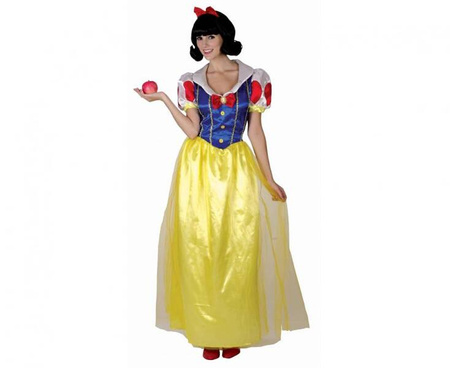 Zestaw dla dorosłych Balowa Królewna Śnieżka (sukienka, opaska), rozm. S