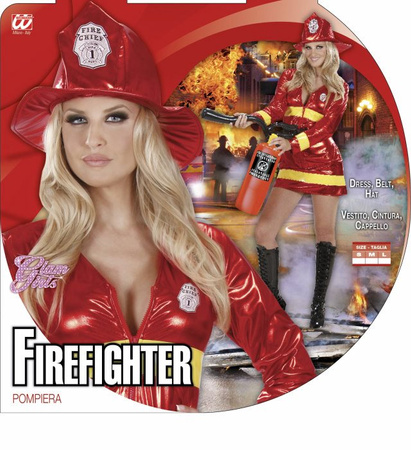 "FIREFIGHTER" (dress, belt, hat)