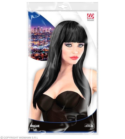 PERUKA BRUNETKA Z GRZYWKĄ