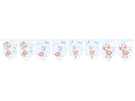 BANER MISIE Z BALONIKAMI 3 M 