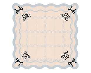 SERWETKI PAPIEROWE 33 CM KREMOWE 50 HAPPY 12 SZT