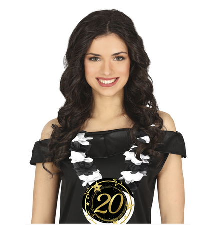 NASZYJNIK KWIATY HAWAJSKIE 20 URODZINY