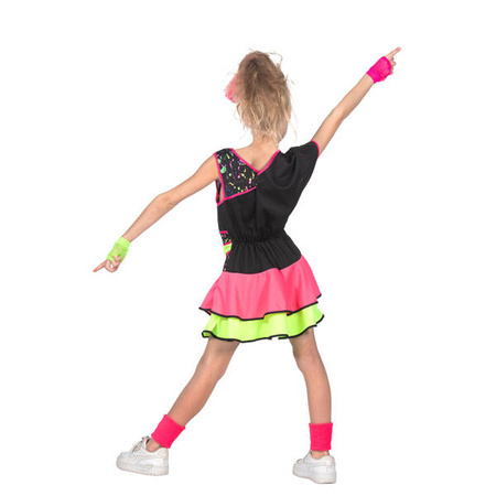 STRÓJ DZIECIĘCY NEONOWY LATA 80 