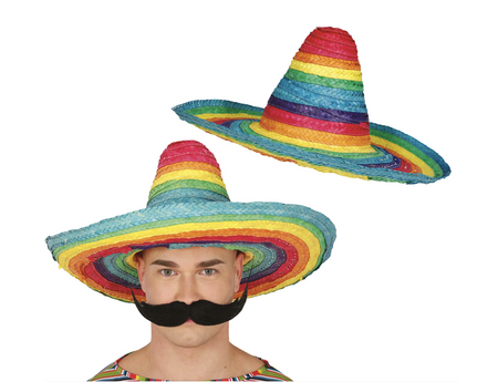 MEKSYKAŃSKI KAPELUSZ SŁOMKOWY 50 CM 