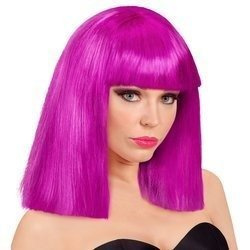 PERUKA SHOWGIRL RÓŻOWA FUKSJA