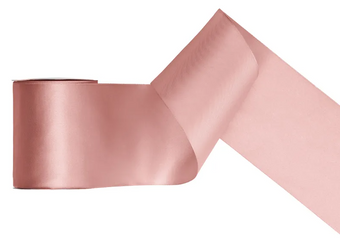 TASIEMKA SATYNOWA BRUDNY RÓŻ 100 MM 25 M