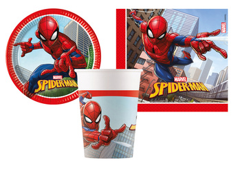 ZESTAW SPIDERMAN TALERZYKI+KUBECZKI+SERWETKI