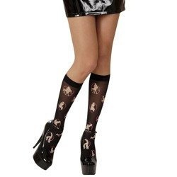 PODKOLANÓWKI KAMASUTRA CZARNE