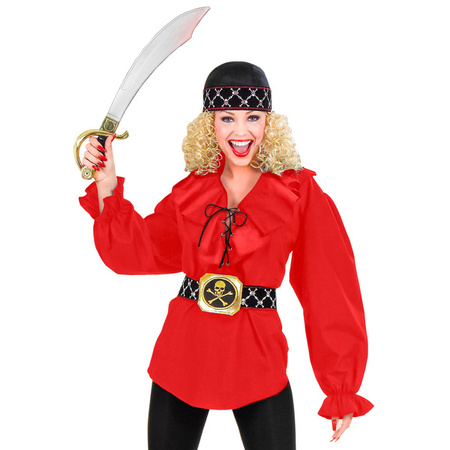 KOSZULA PIRATKI CZERWONA