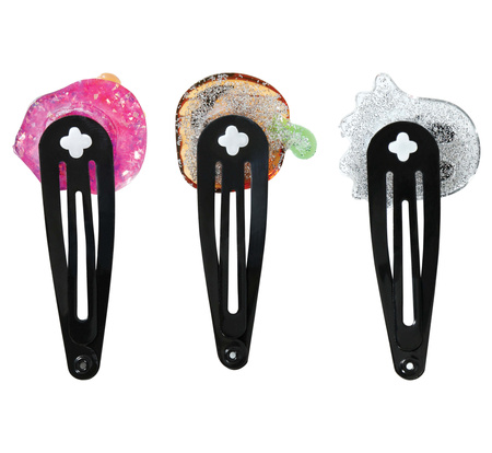 ZESTAW 3 HALLOWEENOWYCH SPINEK DO WŁOSÓW