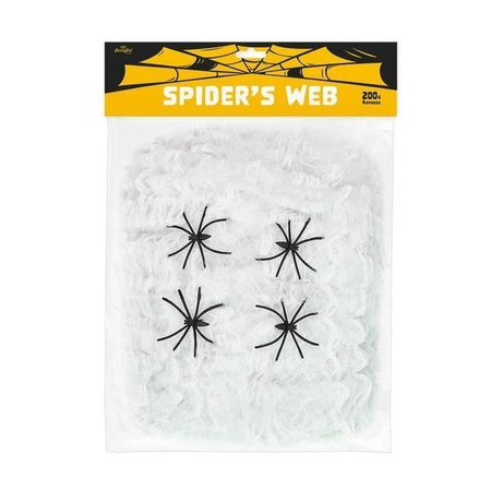 PAJĘCZYNA BIAŁA Z PAJĄKAMI 200G