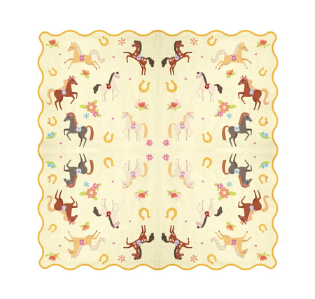 SERWETKI KONIKI 33 CM 10 SZT