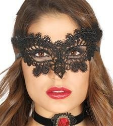 MASKA KORONKOWA KOCIE OCZY