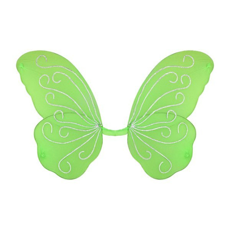 SKRZYDŁA MOTYLA ZIELONE BŁYSZCZĄCE