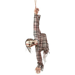 DEKORACJA ZOMBIE WISZĄCE 92 CM