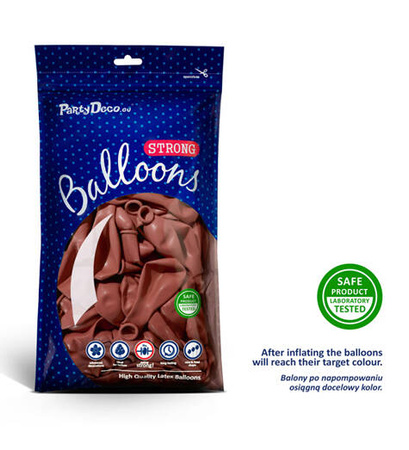 BALONY STRONG PASTEL BURGUND 27 CM, 100 SZT.