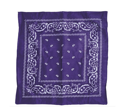 FIOLETOWA CHUSTKA KOWBOJA