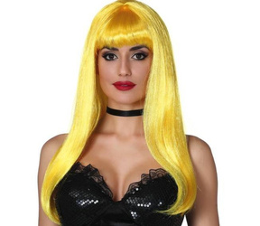 PERUKA Z GRZYWKĄ ŻÓŁTA