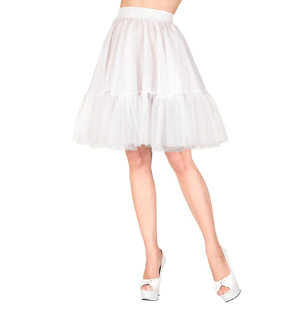 HALKA BIAŁA LATA 50 60 70 RETRO