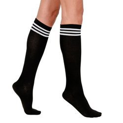 SKARPETY CZARNE SPORTOWE DŁUGIE SPORT